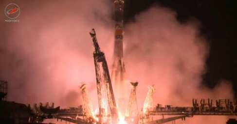 МОЛНИЯ: успешный пуск с космодрома «Байконур» пилотируемого корабля «Союз ТМА-20 М» (ВИДЕО)