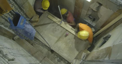 Опубликовано видео вскрытия гробницы Иисуса Христа (ФОТО, ВИДЕО)