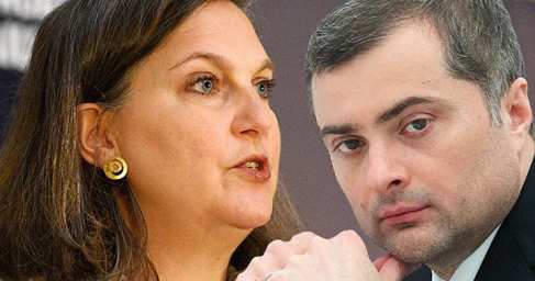 Сурков и Нуланд обсудили Донбасс
