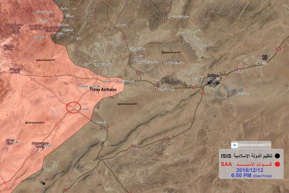 Кадры боев: Танки ИГИЛ штурмуют авиабазу Т-4 под Пальмирой, а вертолеты ВКС РФ контратакуют (ФОТО, ВИДЕО, КАРТА) | Русская весна