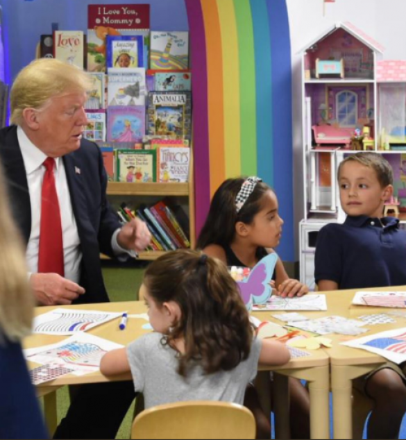 Близок к провалу: Трамп пытался раскрасить американский флаг в синий цвет (ФОТО) | Русская весна