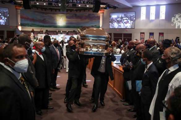 Золотой гроб и конная повозка: икону «чёрного майдана» наконец похоронили в США (ФОТО, ВИДЕО) | Русская весна