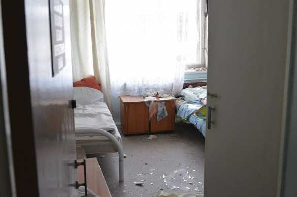 Central Hospital hit by Ukrainian shell in Donetsk (PHOTOS) | Русская весна