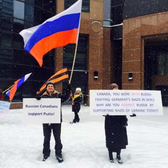 Foreign antimaidan protests: London and Toronto (PHOTOS, VIDEO) | Русская весна