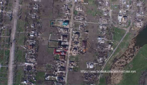 Пост-апокалипсис в оккупированных Песках: шокирующие кадры с беспилотника Ополчения | Русская весна