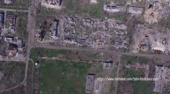 Пост-апокалипсис в оккупированных Песках: шокирующие кадры с беспилотника Ополчения | Русская весна