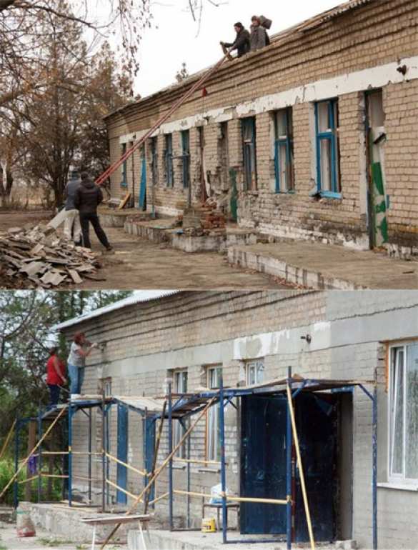 «Трудолюбивые террористы» восстановили больницу в Краснодоне (ФОТО) | Русская весна