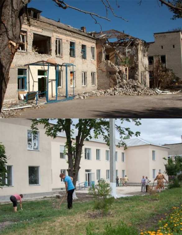 «Трудолюбивые террористы» восстановили больницу в Краснодоне (ФОТО) | Русская весна