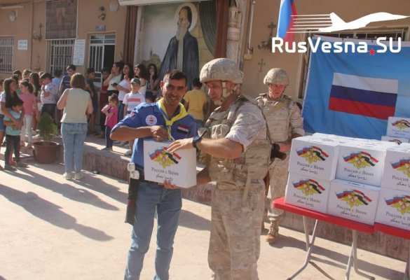 Необычная встреча: как армию России приняли в зоне оккупации США (ФОТО, ВИДЕО) | Русская весна