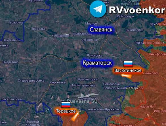 За сутки освобождены два населённых пункта в ДНР, уничтожено более 1400 украинских военных — сводка (КАРТА) | Русская весна