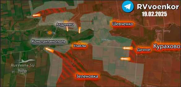 У Армии России существенные продвижения в «Андреевском мешке» (КАРТА)  | Русская весна