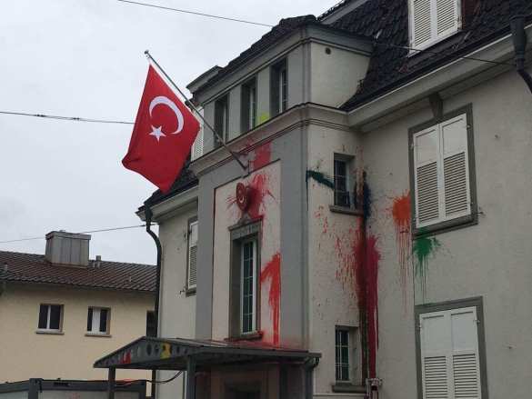 «Убить Эрдогана!» — как отметили Первомай в Швейцарии (ФОТО) | Русская весна