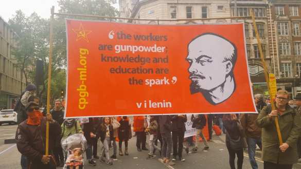 Сталин, Ленин и Уго Чавес: первомайская демонстрация в Лондоне (ФОТО) | Русская весна