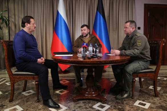 Пушилин встретился с замминистра юстиции России в Донецке (ФОТО) | Русская весна