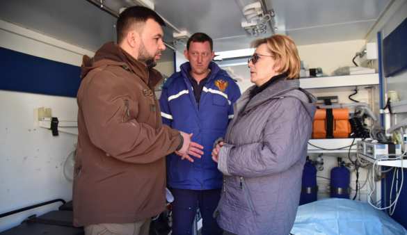 Уникальный мобильный госпиталь развёрнут под Донецком (ФОТО) | Русская весна