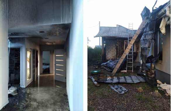 В Киеве сожгли дом местного активиста (ФОТО) | Русская весна