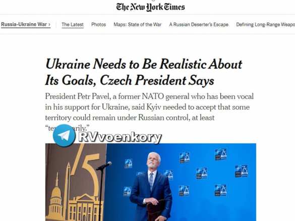 Зрада откуда не ждали: президент Чехии внезапно призвал украинцев попрощаться с территориями | Русская весна