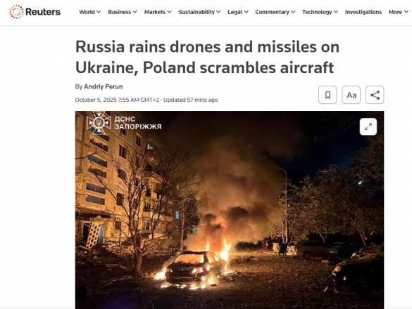 Польша снова поднимала в воздух самолёты во время ударов по Украине — Reuters (ФОТО) | Русская весна