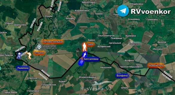 Враг начал наступление на новом участке у курского Тёткино (КАРТА) | Русская весна