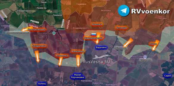 Наступление к Сумам развивается: Армия России взяла Новониколаевку, штурмует Юнаковку и Яблоновку (КАРТА) | Русская весна