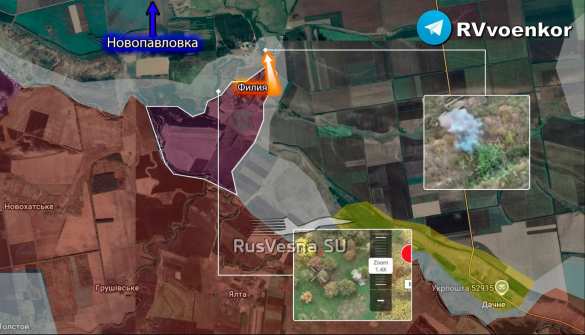 Армия России наступает от Филии вглубь Днепропетровской области (КАРТА) | Русская весна