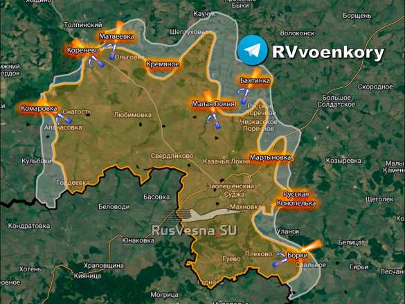 Армия России продолжает отражать вторжение врага в курское приграничье (КАРТА) | Русская весна