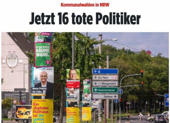 В Германии уже 16 кандидатов умерли перед выборами — Bild | Русская весна