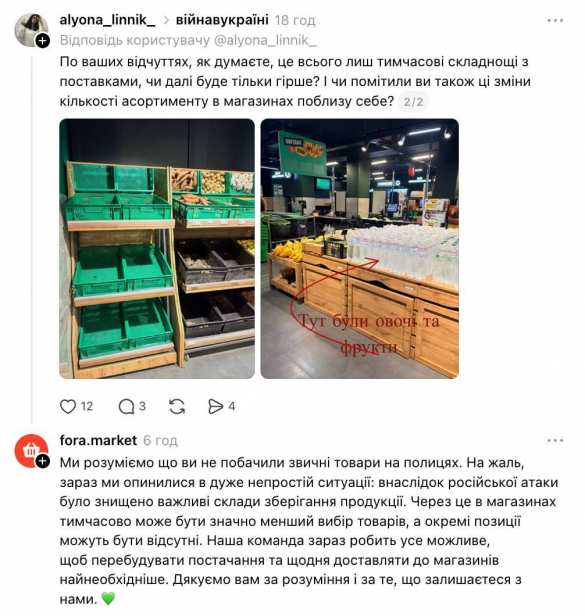 Сеть украинских супермаркетов сообщила об ударе по её продуктовым складам | Русская весна