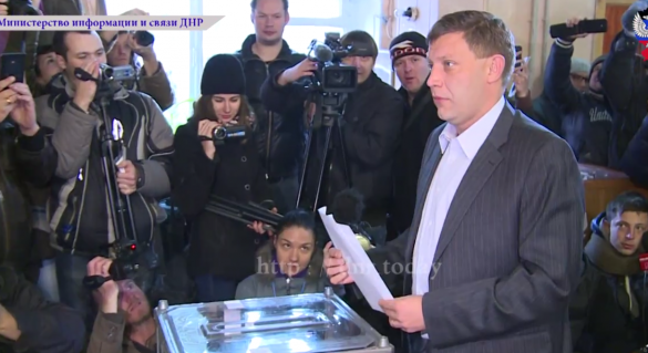 Александр Захарченко проголосовал и дал интервью (видео/фото) | Русская весна