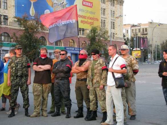 Харьков митингует: толпы фашистов против бесстрашных девушек, женщин и стариков (фото, видео) | Русская весна