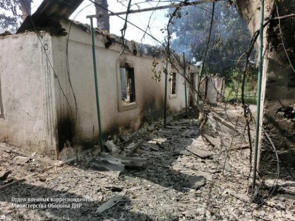 Подробности артобстрела Моспино: Применялись зажигательные снаряды | Русская весна