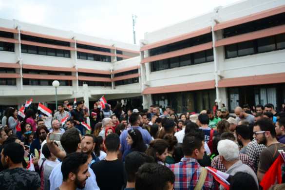 «Слава России и Сирии!» Офицеры ВС РФ и акция «Георгиевская ленточка» в Латакии — репортаж «Русской Весны» (ФОТО, ВИДЕО) | Русская весна