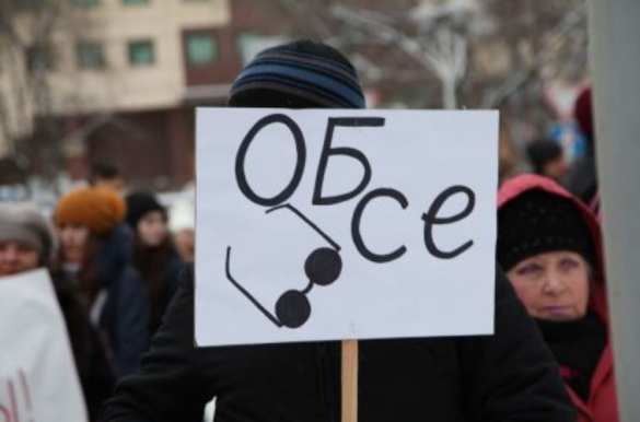 Донецк протестует против «слепых» наблюдателей ОБСЕ (ФОТО, ВИДЕО) | Русская весна