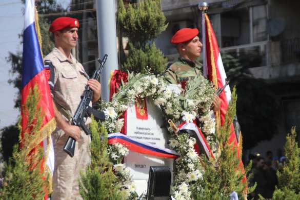 Российские и сирийские военные открыли «Аллею Героев в борьбе с терроризмом» в Алеппо (+ВИДЕО, ФОТО) | Русская весна