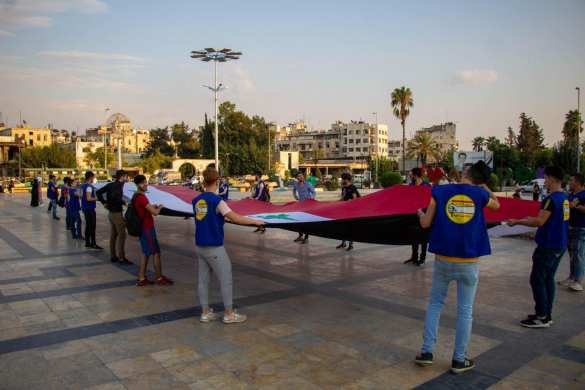 «США, вон из Сирии!» — народ вышел на улицы Алеппо (+ФОТО) | Русская весна