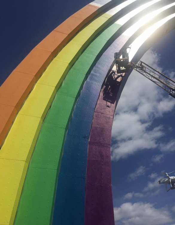 Киевскую Арку Дружбы народов перекрасят в цвета гомосексуалистов (ФОТО) | Русская весна