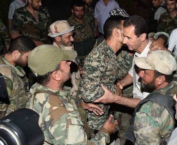 Асад встретился с сирийскими военными на передовой (+ВИДЕО, ФОТО) | Русская весна