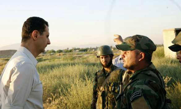 Асад встретился с сирийскими военными на передовой (+ВИДЕО, ФОТО) | Русская весна