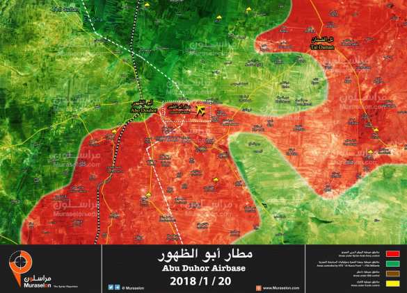 Котёл захлопнут: ВКС РФ и «Тигры» освободили авиабазу в Идлибе и штурмуют г. Абу-Духур (ФОТО, ВИДЕО, КАРТА) | Русская весна