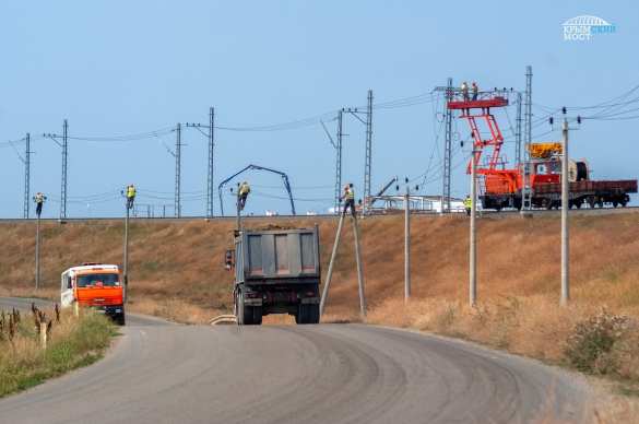 Бархатный путь: завершается строительство ж/д подходов к Крымскому мосту (ФОТО, ВИДЕО) | Русская весна