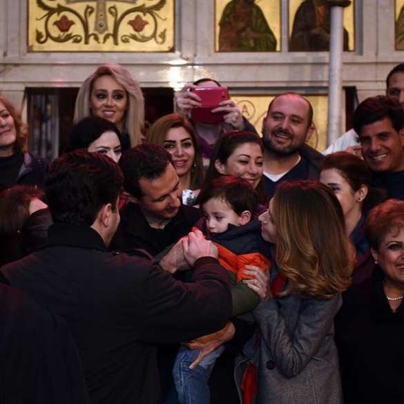 Башар Асад посетил христианскую церковь в Дамаске (ФОТО, ВИДЕО) | Русская весна