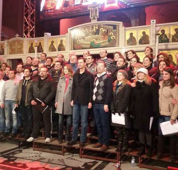 Башар Асад посетил христианскую церковь в Дамаске (ФОТО, ВИДЕО) | Русская весна