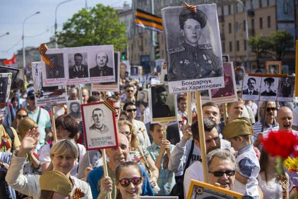Победы «Бессмертного Полка» в Минске (ФОТО) | Русская весна