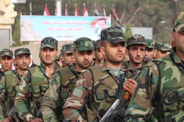 «Бессмертный полк»: 10000 сирийцев пронесли плакаты военных России и САР в благодарность за освобождение Алеппо (ФОТО) | Русская весна