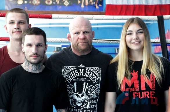 Боец ММА Джефф Монсон провел мастер-класс в ЛНР (ФОТО) | Русская весна