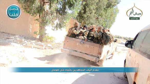 Беспилотник снял танковую атаку террористов «Ан-Нусры» в Алеппо (ФОТО, ВИДЕО) | Русская весна