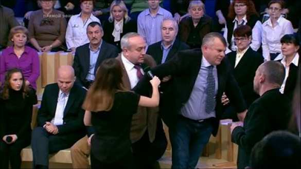 Скандал: сенатор Клинцевич вытолкал украинского политолога из студии на российском ток-шоу (ФОТО, ВИДЕО) | Русская весна