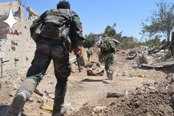 Кадры боев: Спецназ САА отражает атаку «Аль-Каиды» у Дамаска, уничтожая боевиков и их базы (ФОТО) | Русская весна