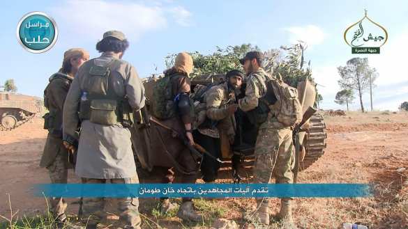 Беспилотник снял танковую атаку террористов «Ан-Нусры» в Алеппо (ФОТО, ВИДЕО) | Русская весна