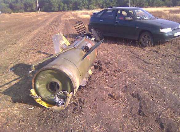 Снежное: украинские военные атаковали позиции ополченцев ракетой «Точка-У» (видео, фото) | Русская весна